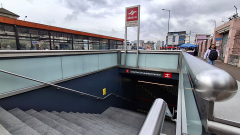 La suspensión en la operación del Metro de Quito se debió a una falla en un switch en la estación de Quitumbe