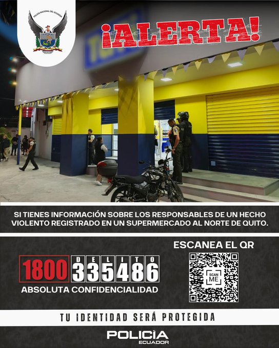 Lo que se sabe de David Valle, joven asesinado en supermercado del norte de Quito
